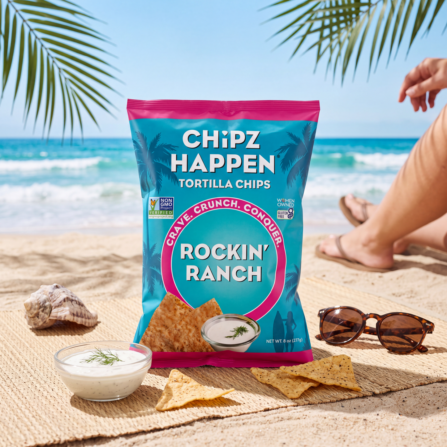 Rockin' Ranch Tortilla Chips - 18 Pack of 1.5oz