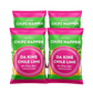 DaKine Chile Lime Tortilla Chipz - 4 Pack of 8oz  Family Bag